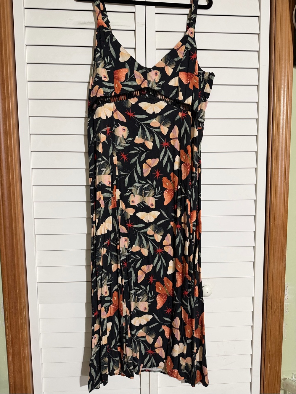 Disturbia butterfly Maxi Dress